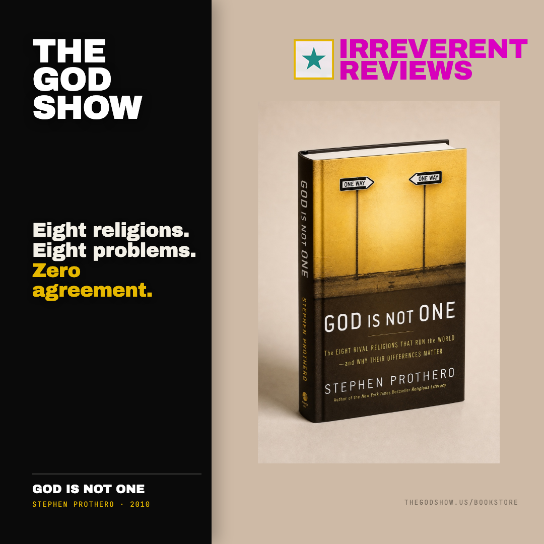God Is Not One — Irreverent Reviews card