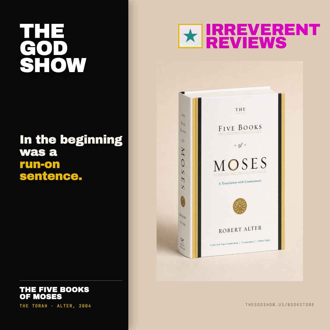 The Five Books of Moses — Irreverent Reviews card